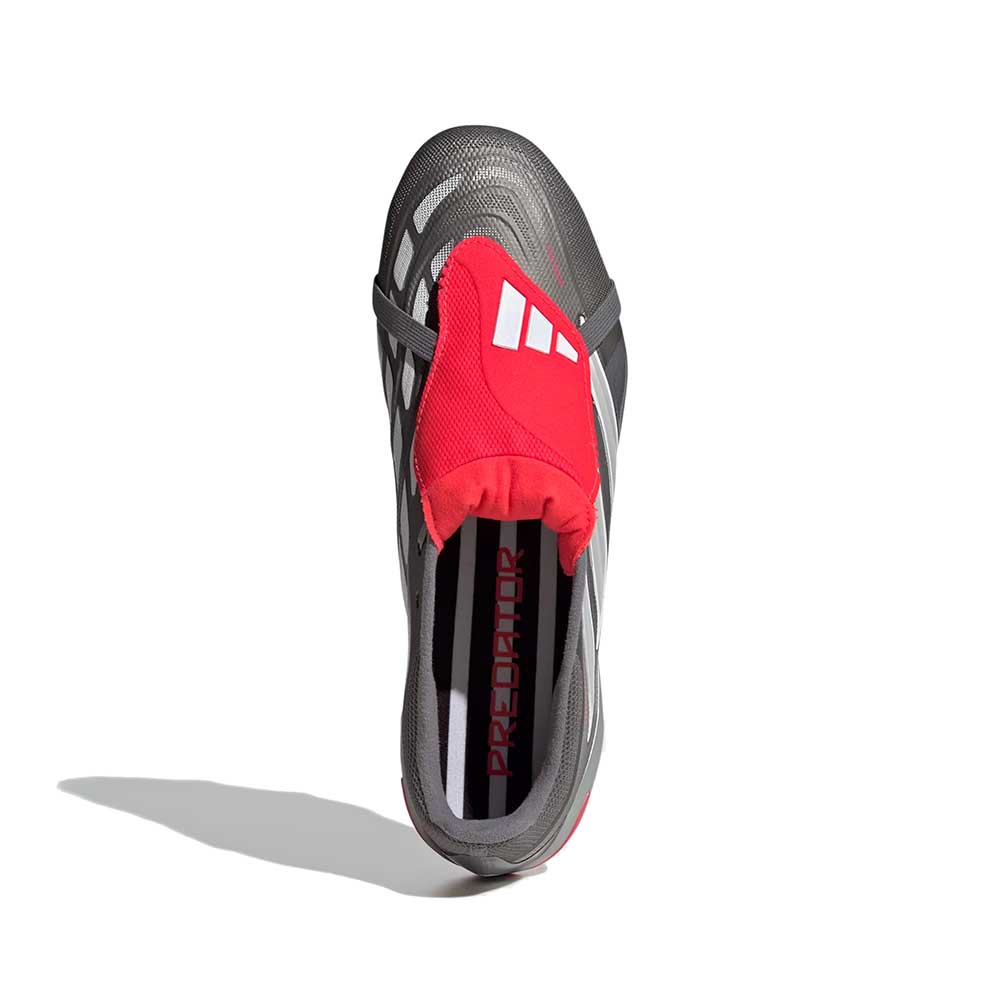 Predator League FT FG Soccer Cleat - Iron Mt/Zero Mt/Lucid Red - Regular (D)