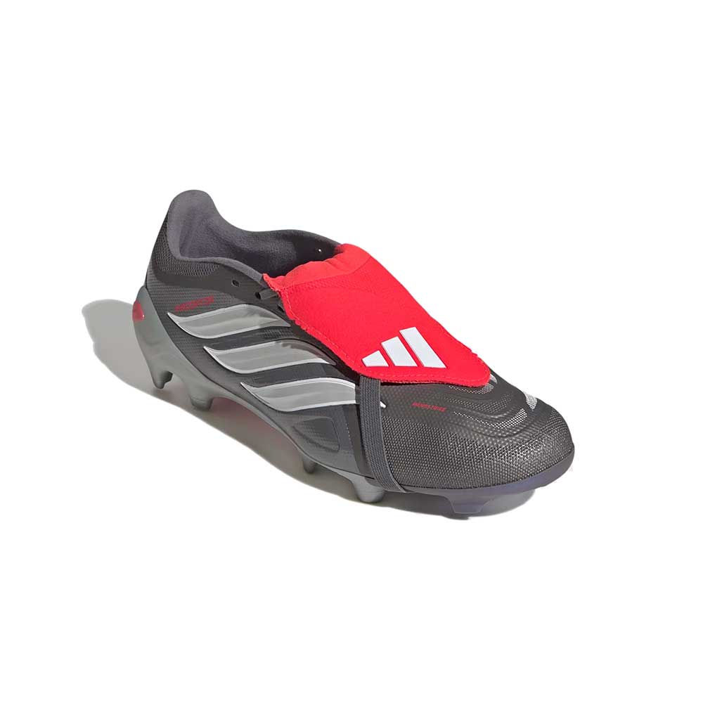 Predator League FT FG Soccer Cleat - Iron Mt/Zero Mt/Lucid Red - Regular (D)