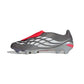 Predator League FT FG Soccer Cleat - Iron Mt/Zero Mt/Lucid Red - Regular (D)