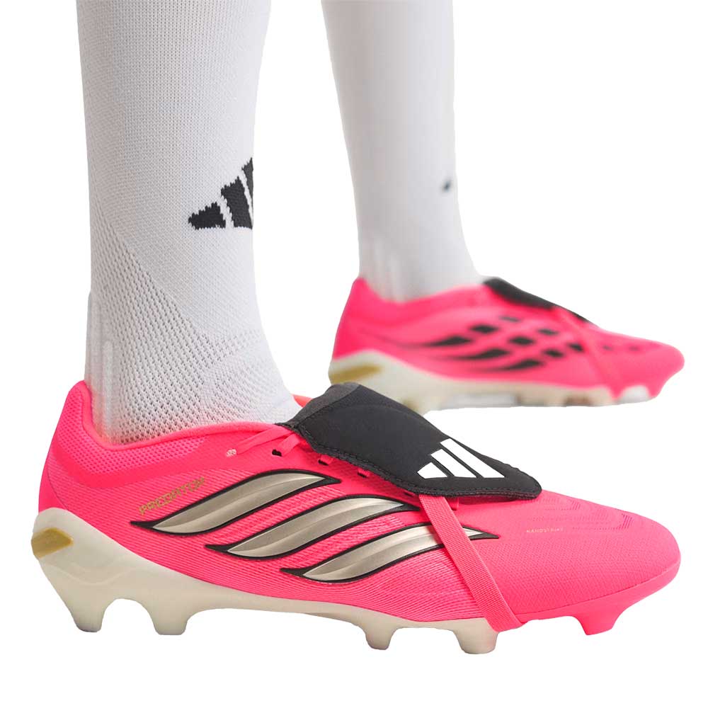 Predator League FT FG Soccer Cleat - Solar Turbo/Thermal Chrome/Core Black - Regular (D)