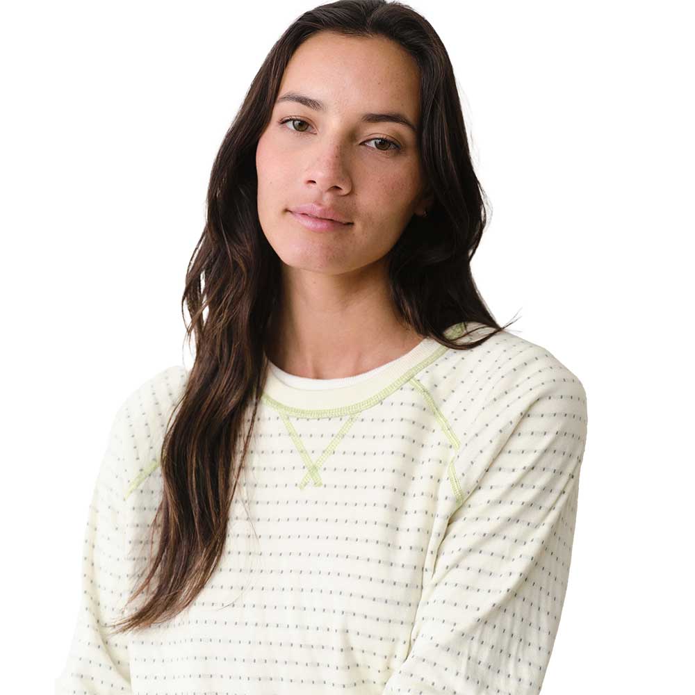 Women's Reversible Raglan - Olive Stripe