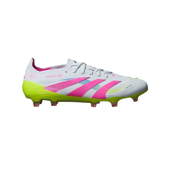 adidas Predator サッカーシューズ ホワイト/ピンク adidas Predator Elite 25 Fold-Over Tongue FG - SoccerWorld