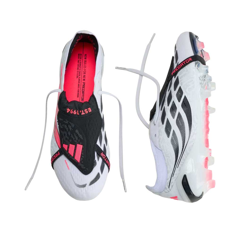 Predator Elite FT FG Soccer Cleat - Cloud White/Solar Turbo/Core Black