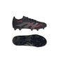JR Predator League FG Soccer Cleat - Core Black/Grey Four/Lucid Red - Regular (D)