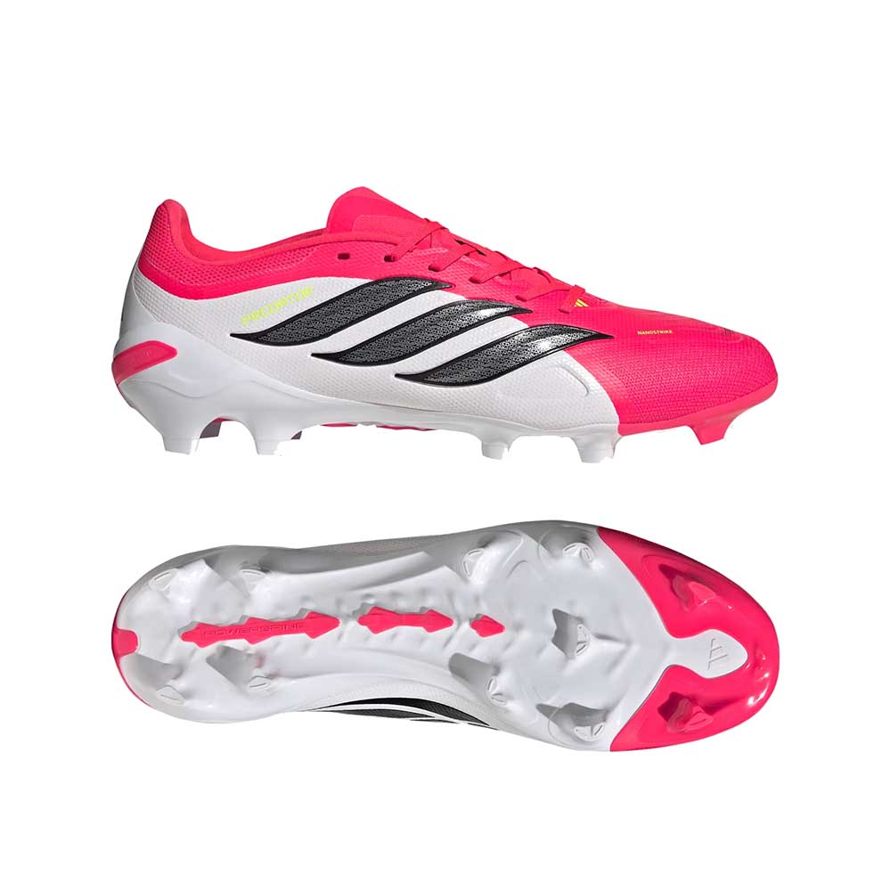 Predator League FG Soccer Cleat - Lucid Red/Core Black/Cloud White - Regular (D)
