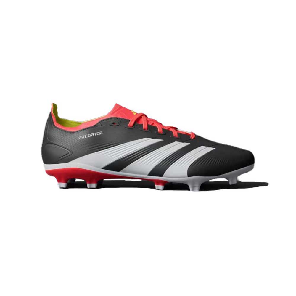Men's Predator League L FG Soccer Shoes - Core black/Footwear White/Solar red - Regular (D)
