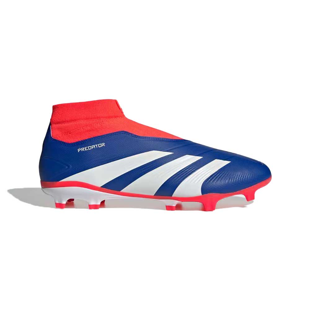 Men's Predator League LL FG Soccer Cleats - Lucid Blue/Cloud White/Solar Red - Regular (D)