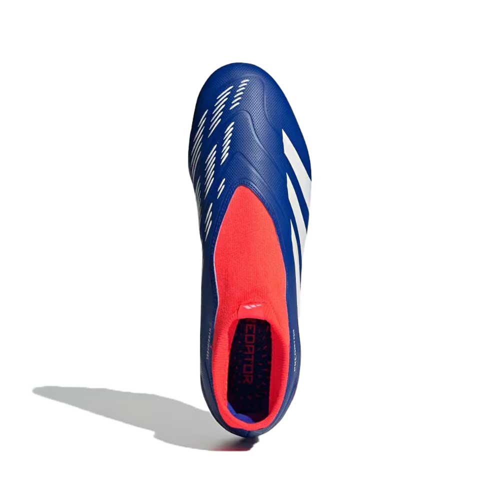 Men's Predator League LL FG Soccer Cleats - Lucid Blue/Cloud White/Solar Red - Regular (D)