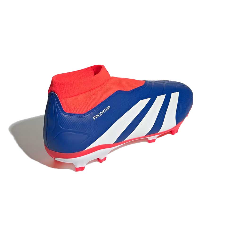 Men's Predator League LL FG Soccer Cleats - Lucid Blue/Cloud White/Solar Red - Regular (D)