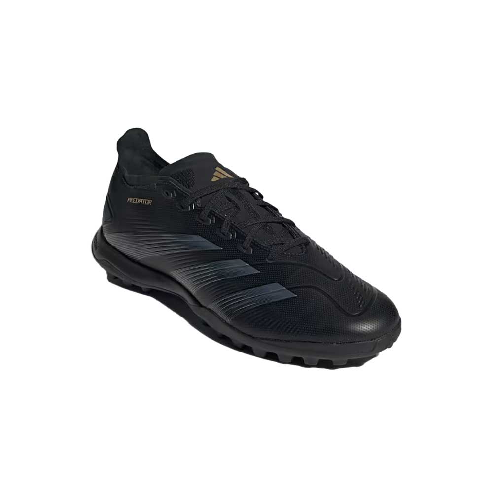 Predator League TF Soccer Shoe Core Black Carbon Gold Metallic Regular D