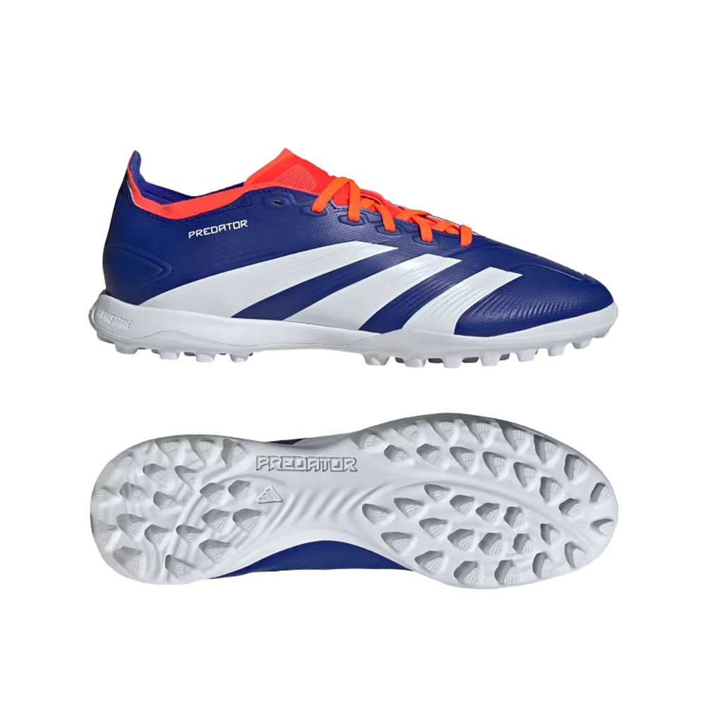 adidas Predator League TF Turf Shoes Lucid Blue/White/Solar Red / 9.5 adidas Predator League TF Turf Shoes Lucid Blue/White/Solar Red / 9.5