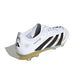 Predator Pro FG Soccer Shoe - Cloud White/Core Black/Gold Metallic - Regular (D)