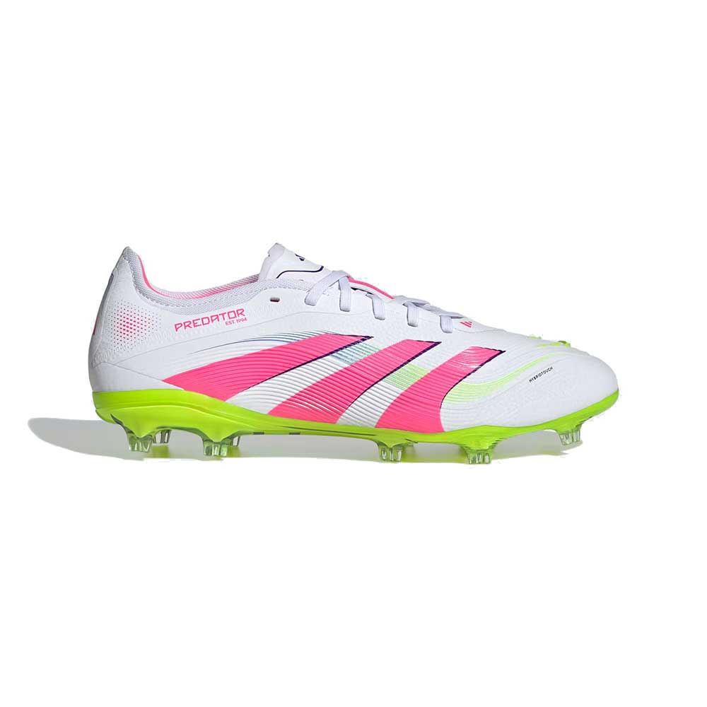 Men's Predator Pro FG Soccer Cleat - Cloud White/Lucid Pink/Lucid Lemon - Regular (D)