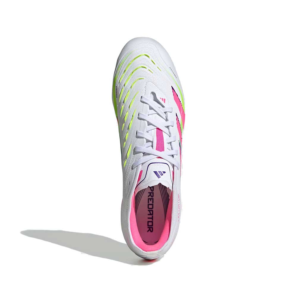 Men's Predator Pro FG Soccer Cleat - Cloud White/Lucid Pink/Lucid Lemon - Regular (D)