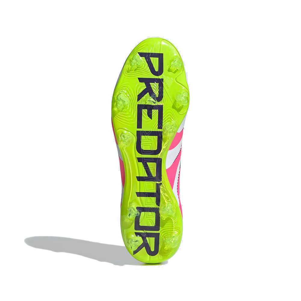 Men's Predator Pro FG Soccer Cleat - Cloud White/Lucid Pink/Lucid Lemon - Regular (D)