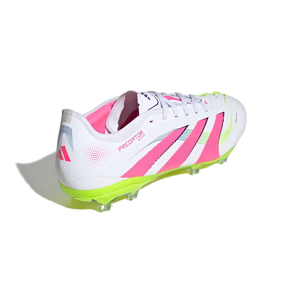 Men's Predator Pro FG Soccer Cleat - Cloud White/Lucid Pink/Lucid Lemon - Regular (D)