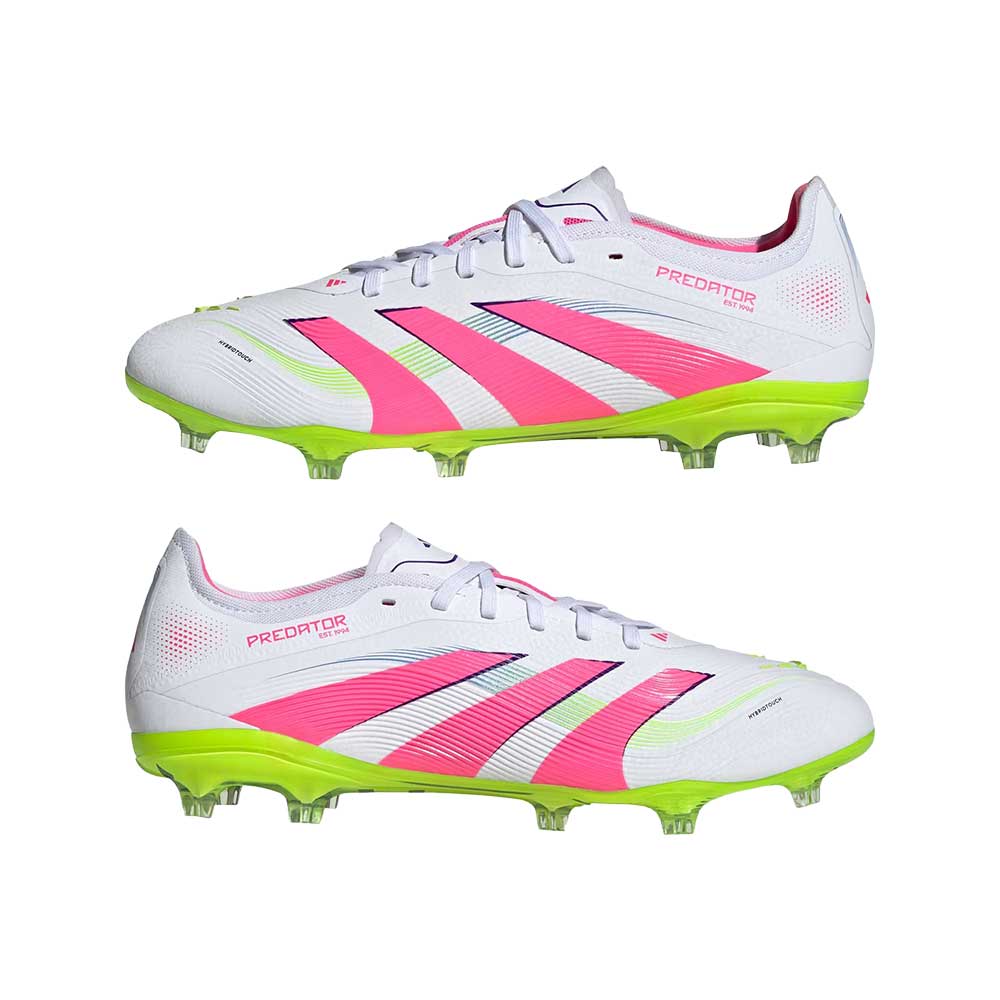 Men's Predator Pro FG Soccer Cleat - Cloud White/Lucid Pink/Lucid Lemon - Regular (D)