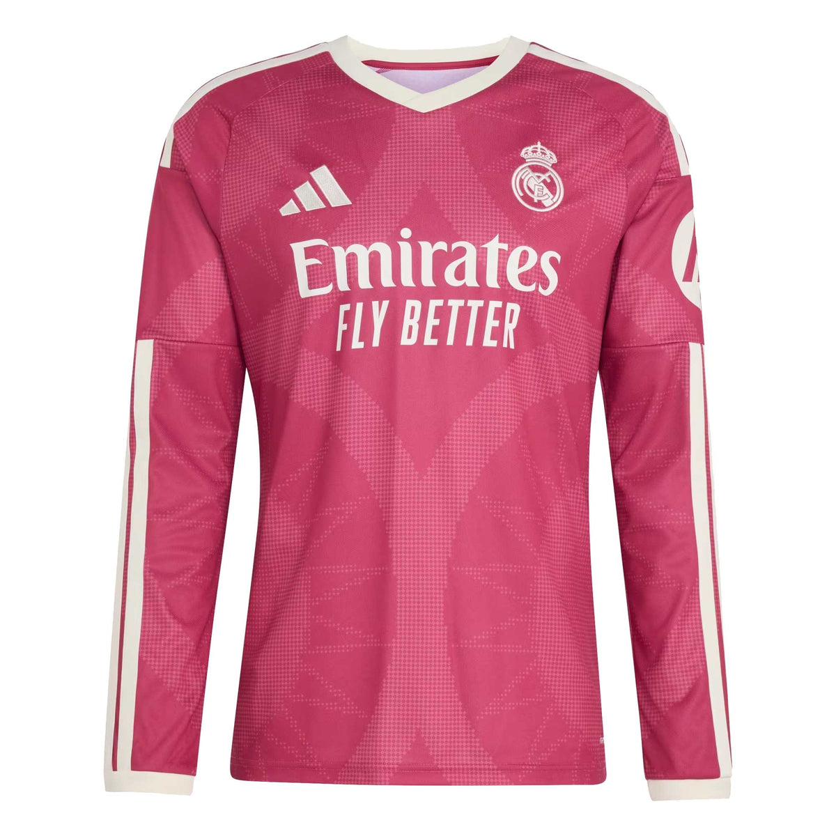 Real Madrid 3rd LS Replica Jersey - Wild Pink