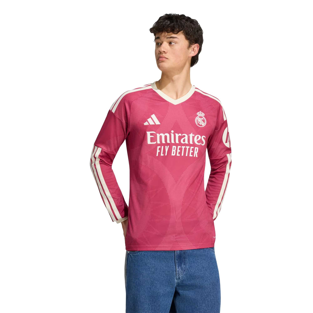 Real Madrid 3rd LS Replica Jersey - Wild Pink