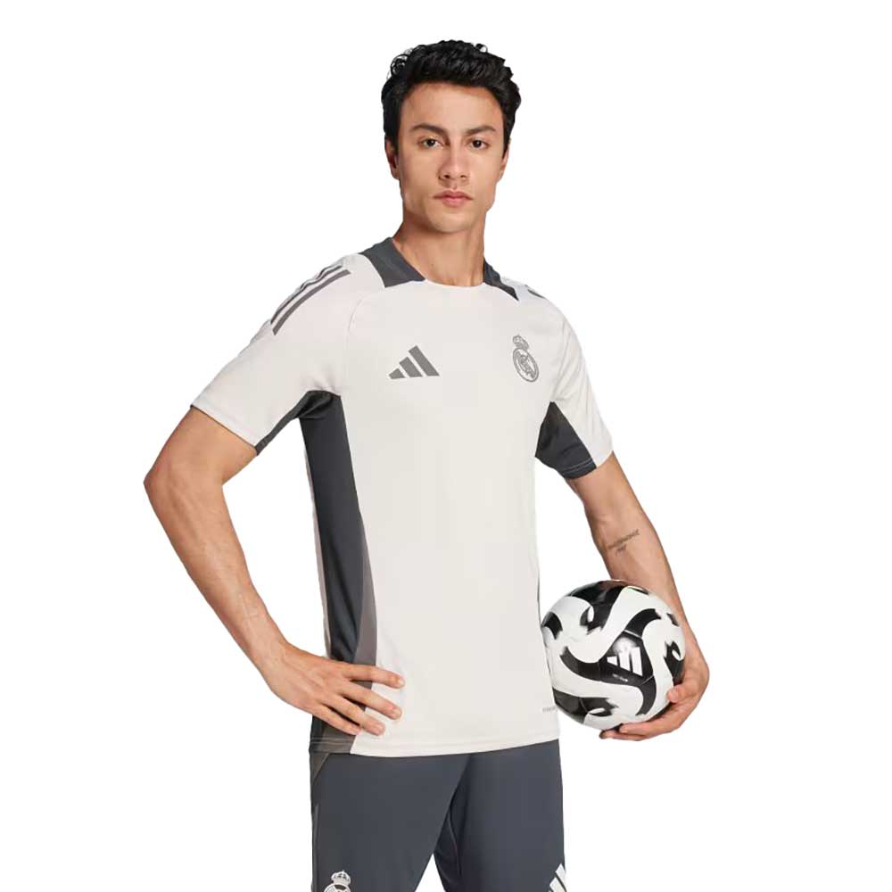 Men's Real Madrid Training Jersey - Putty Mauve/Grey/Charcoal