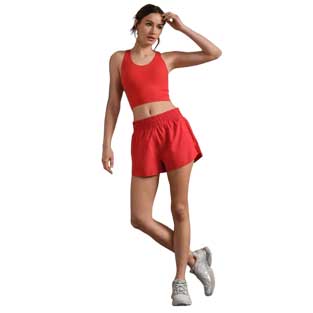Women's Revive Scoop Longline Bra - Cabana Red