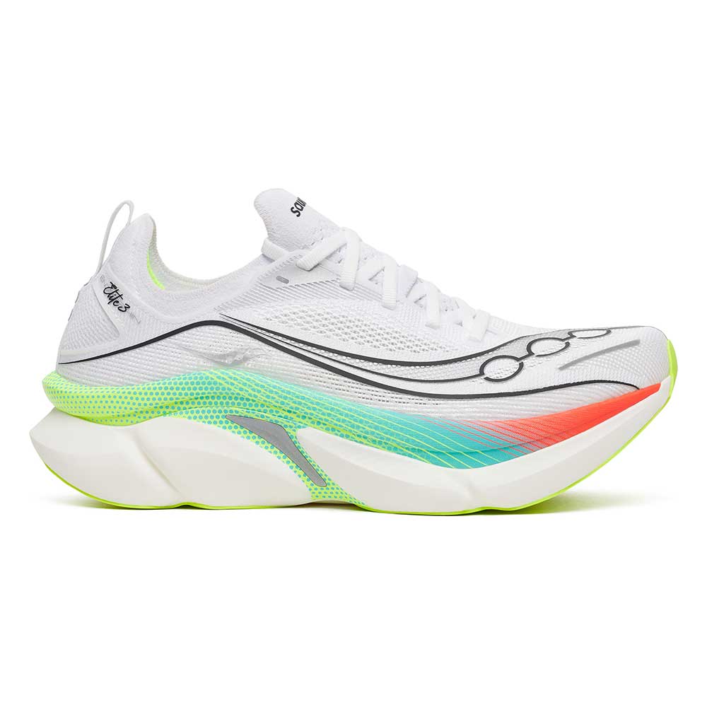 Men's Endorphin Elite 3 Running Shoe - White/Multi - Regular (D)
