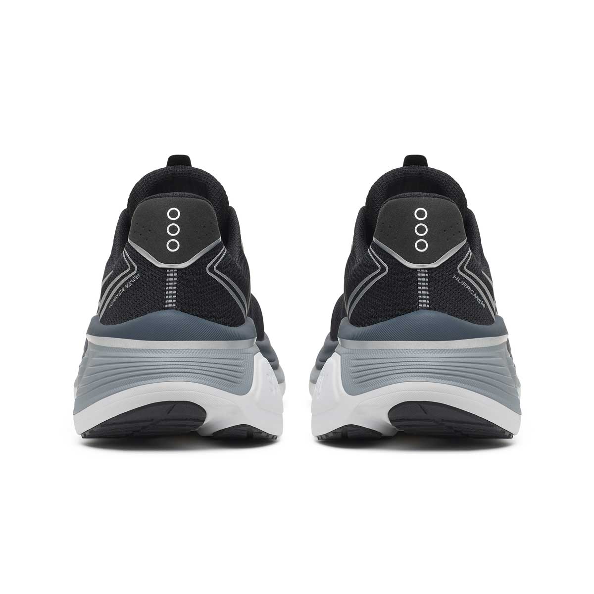 Men's Hurricane 26 Running Shoe - Black/Silver - Wide (2E)