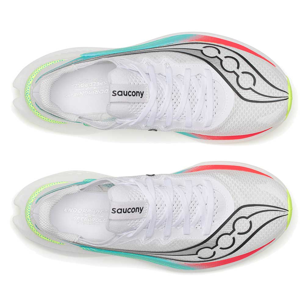 Women's Endorphin Pro 5 Running Shoe - White/Multi - Regular (B)