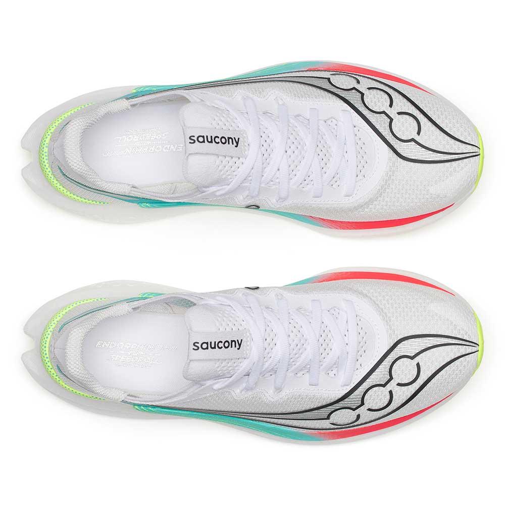 Men's Endorphin Pro 5 Running Shoe - White/Multi - Regular (D)