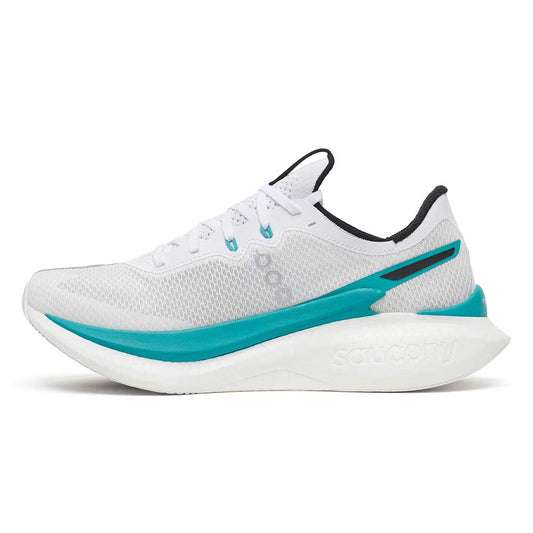 Men's Endorphin Pro 5 Running Shoe - White/Tranquil - Regular (D)