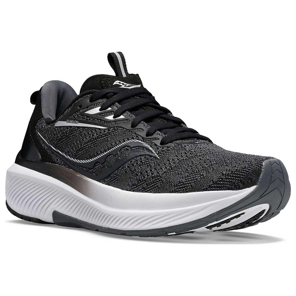 Women's Echelon 9 Running Shoe - Black/White - Wide (D)