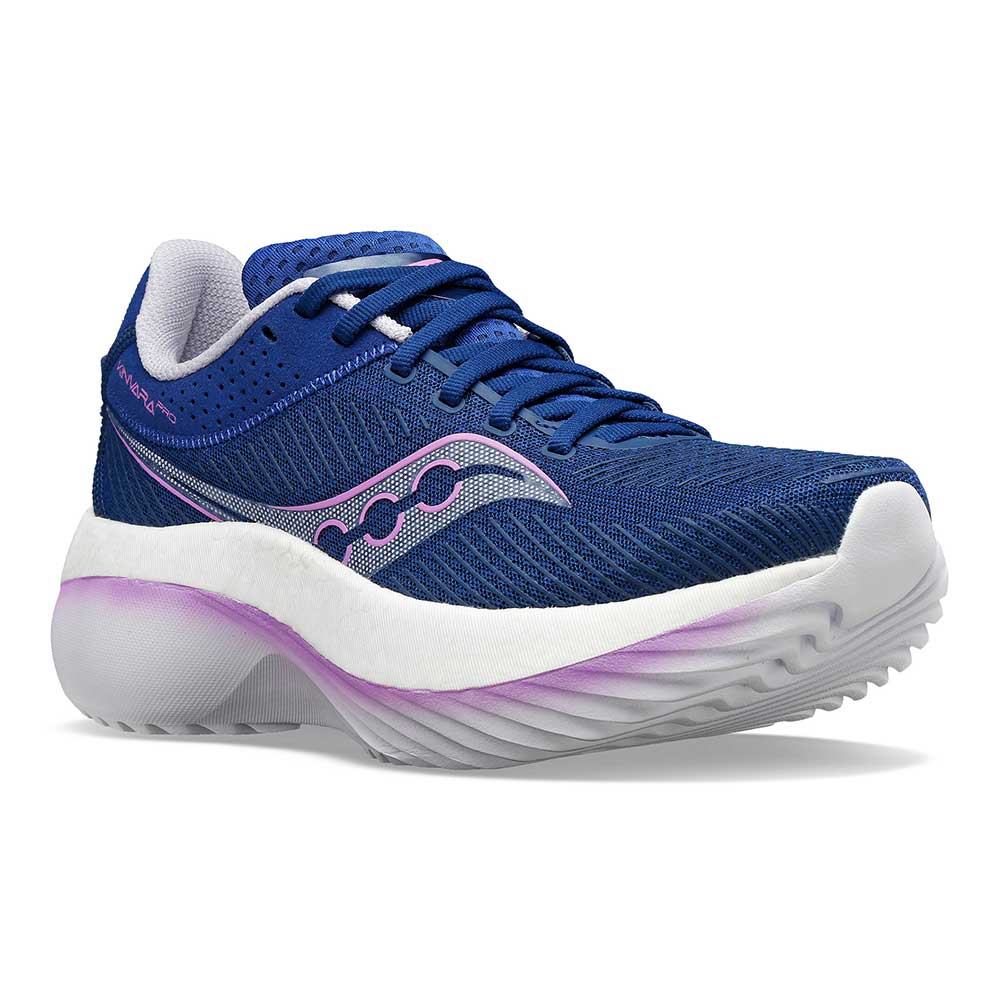 Women's Kinvara Pro Running Shoe - Indigo/Mauve- Regular (B)