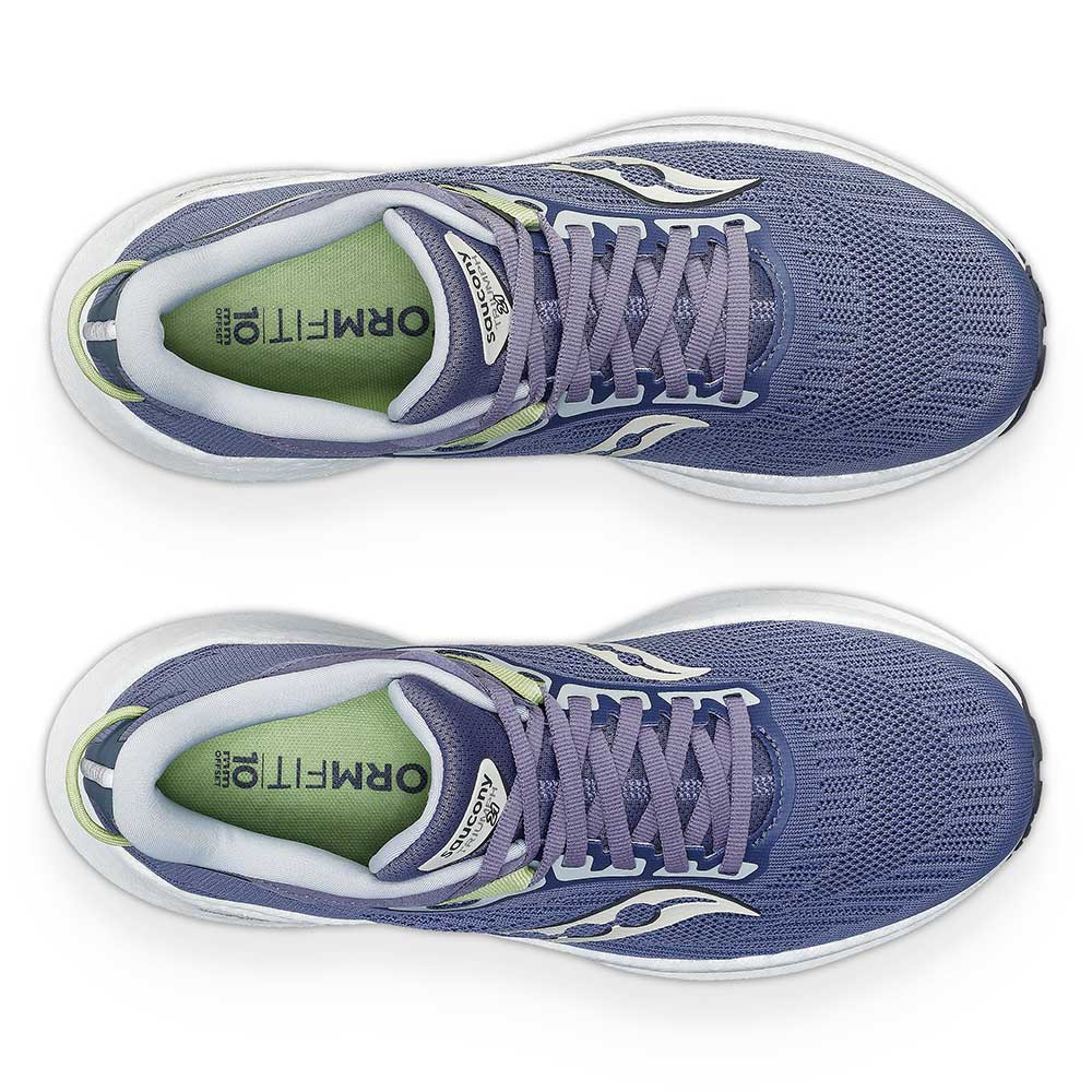 Women's  Triumph 21 Running Shoe - Iris/Fern - Regular (B)