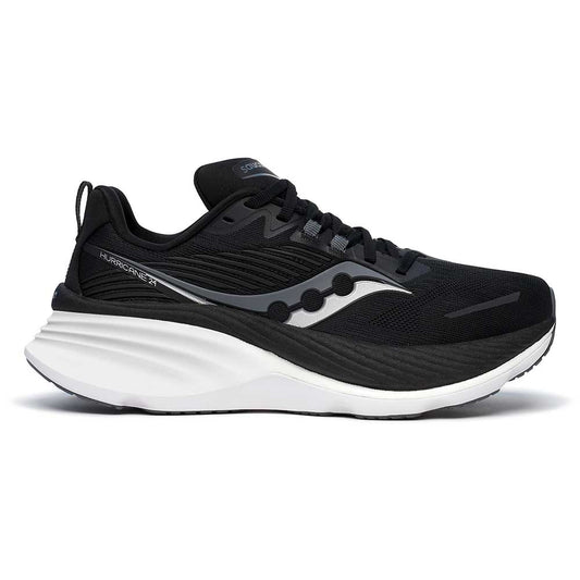 Women's Hurricane 24 Running Shoe - Black/Carbon - Regular (B)