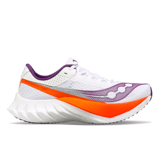 Women's Endorphin Pro 4 Running Shoe - White/Violet - Regular (B)