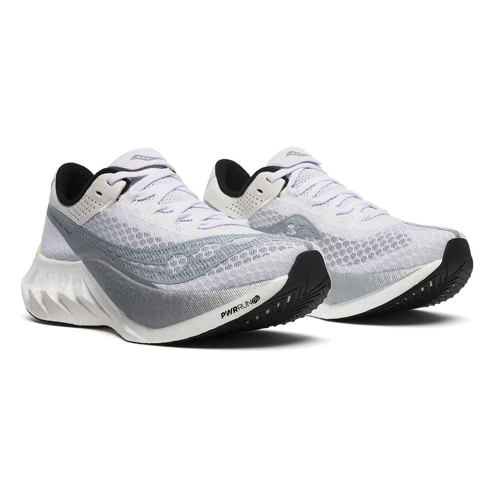 Women's Endorphin Pro 4 Running Shoe - White/Silver - Regular (B)