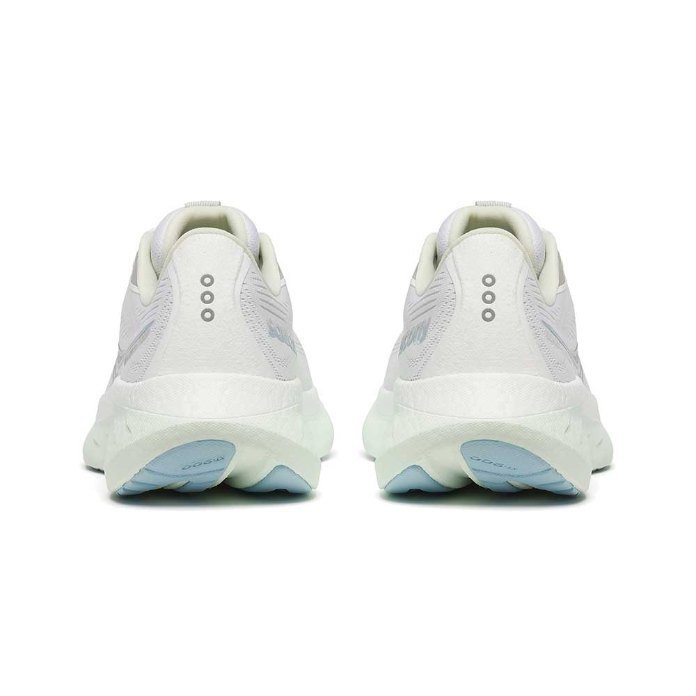 Women's Ride 18 Running Shoe - White/Lettuce - Regular (B)