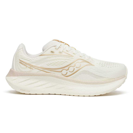 Women's Ride 18 Running Shoe - Vanilla - Wide (D)