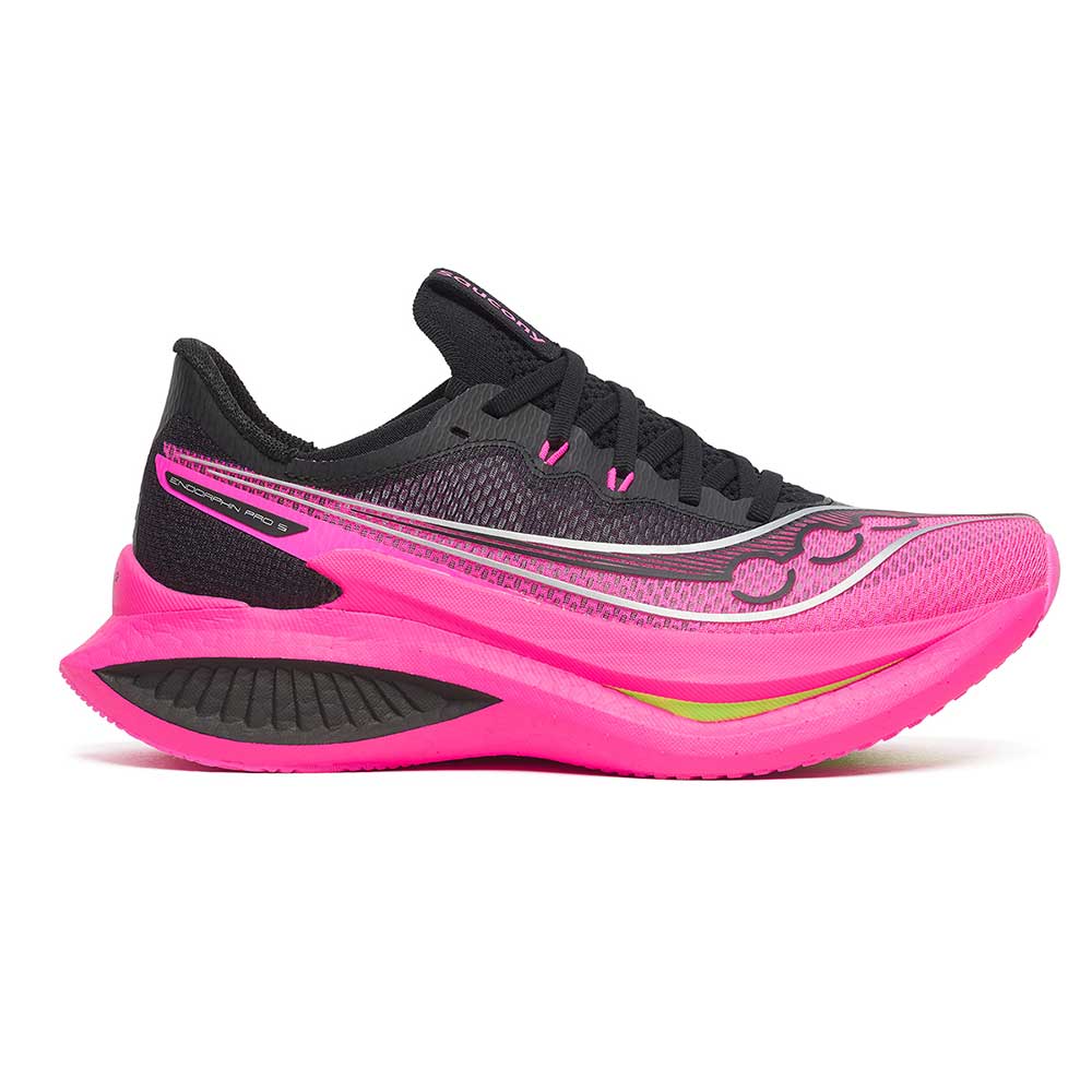 Women's Endorphin Pro 5 Running Shoe - Black/Shock - Regular (B)