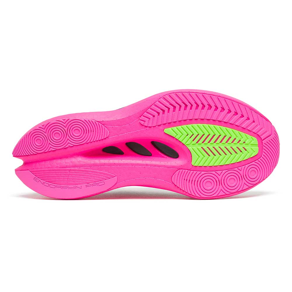 Women's Endorphin Pro 5 Running Shoe - Black/Shock - Regular (B)