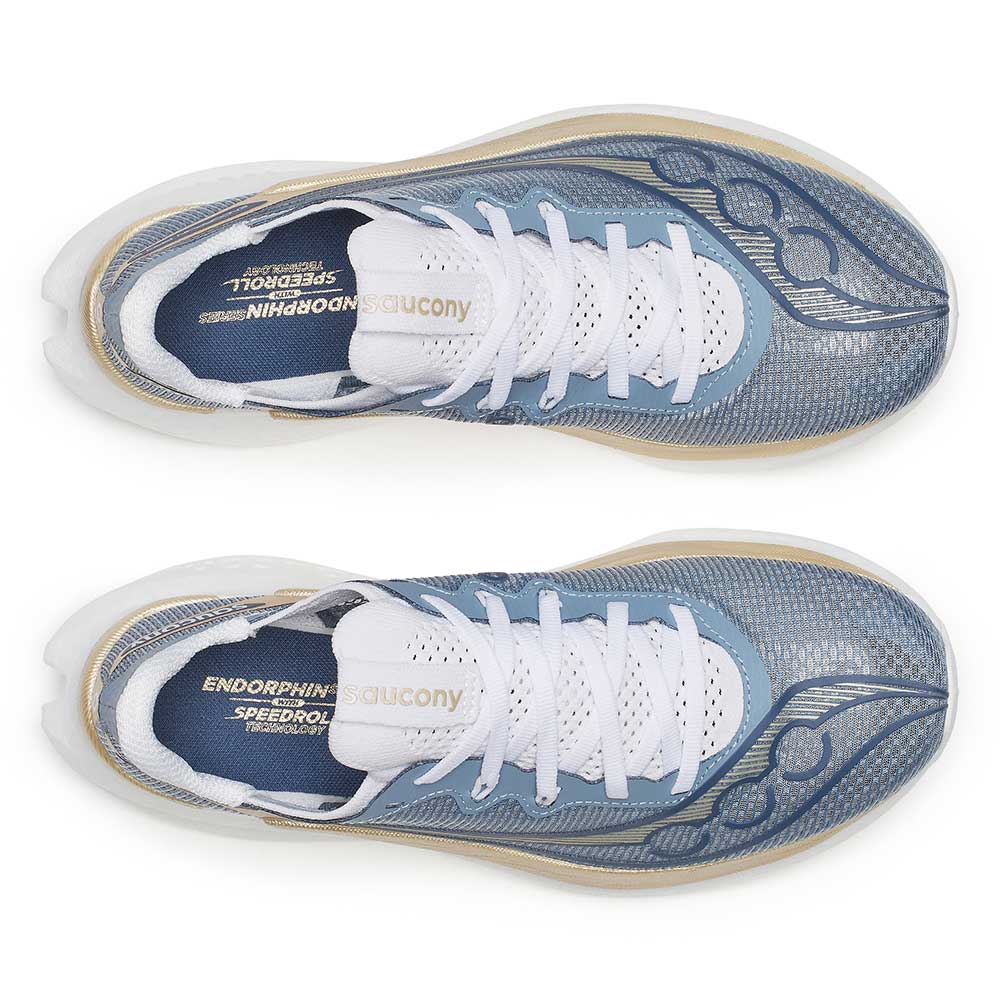 Women's Endorphin Pro 5 Running Shoe - Storm/Gilded - Regular (B)