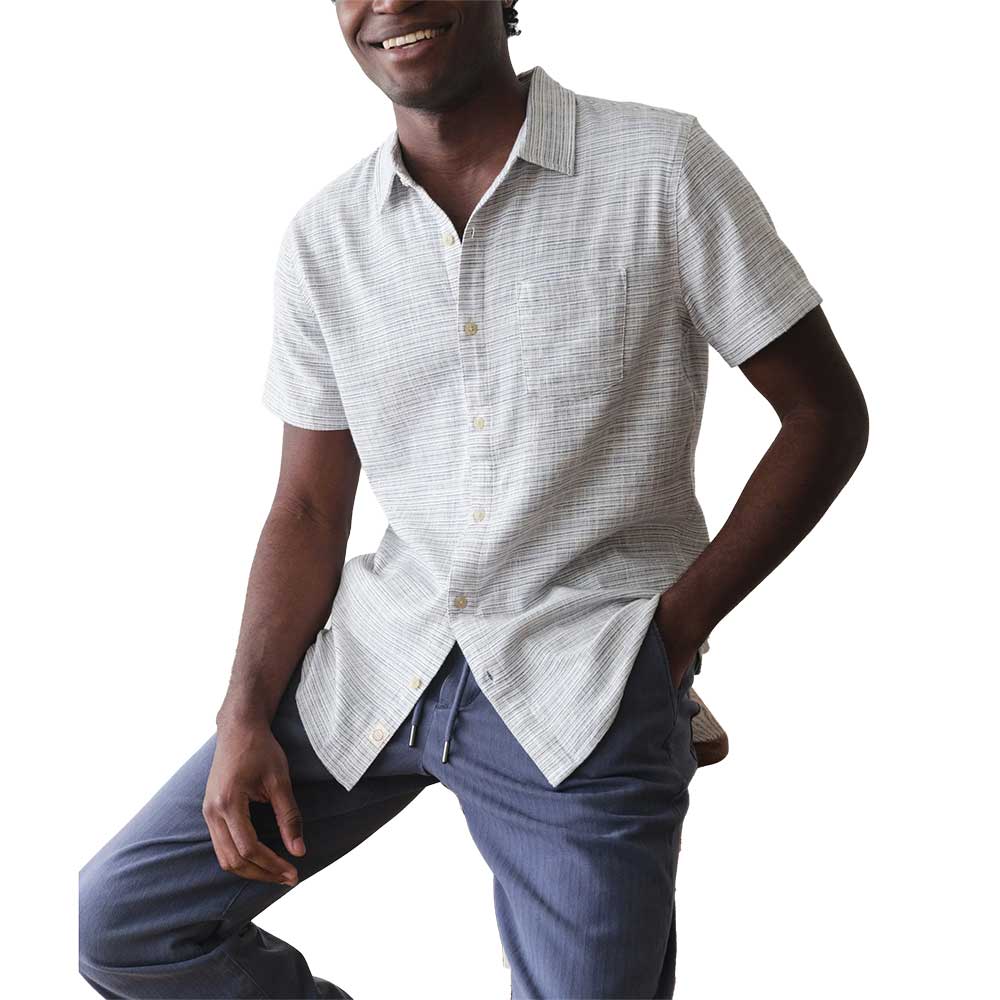 Men's Classic Stretch Selvage - Blue Mini Stripe