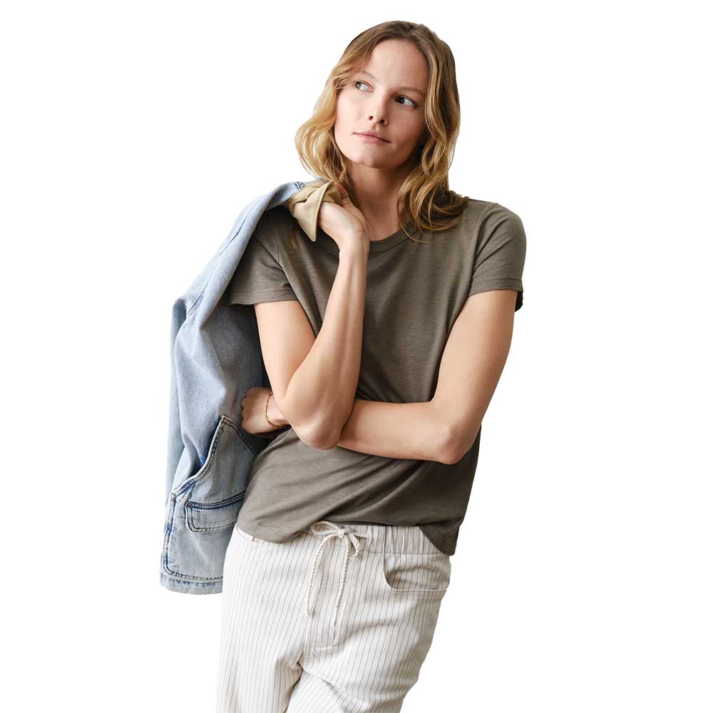 Women's Tried & True Crew Tee - Faded Olive