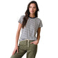 Women's Tried & True Crew Tee - Navy/White Stripe