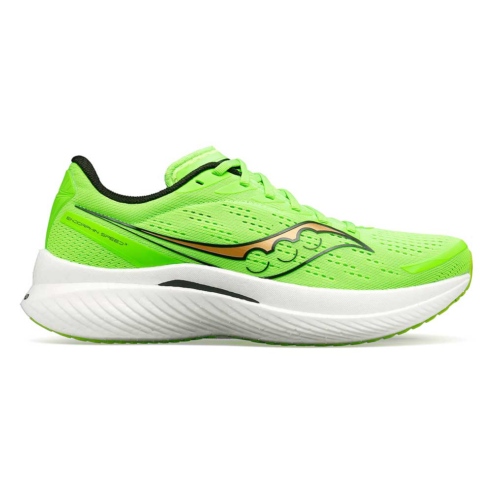 Men's Endorphin Speed 3 Running Shoe - Slime/Gold - Regular (D)