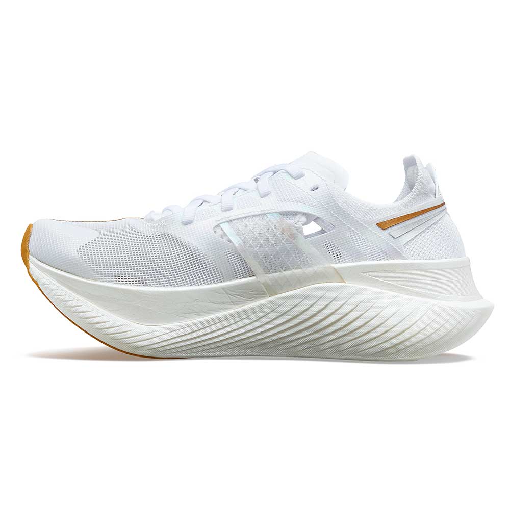 Men's Endorphin Elite Running Shoe - White/Gold- Regular (D)