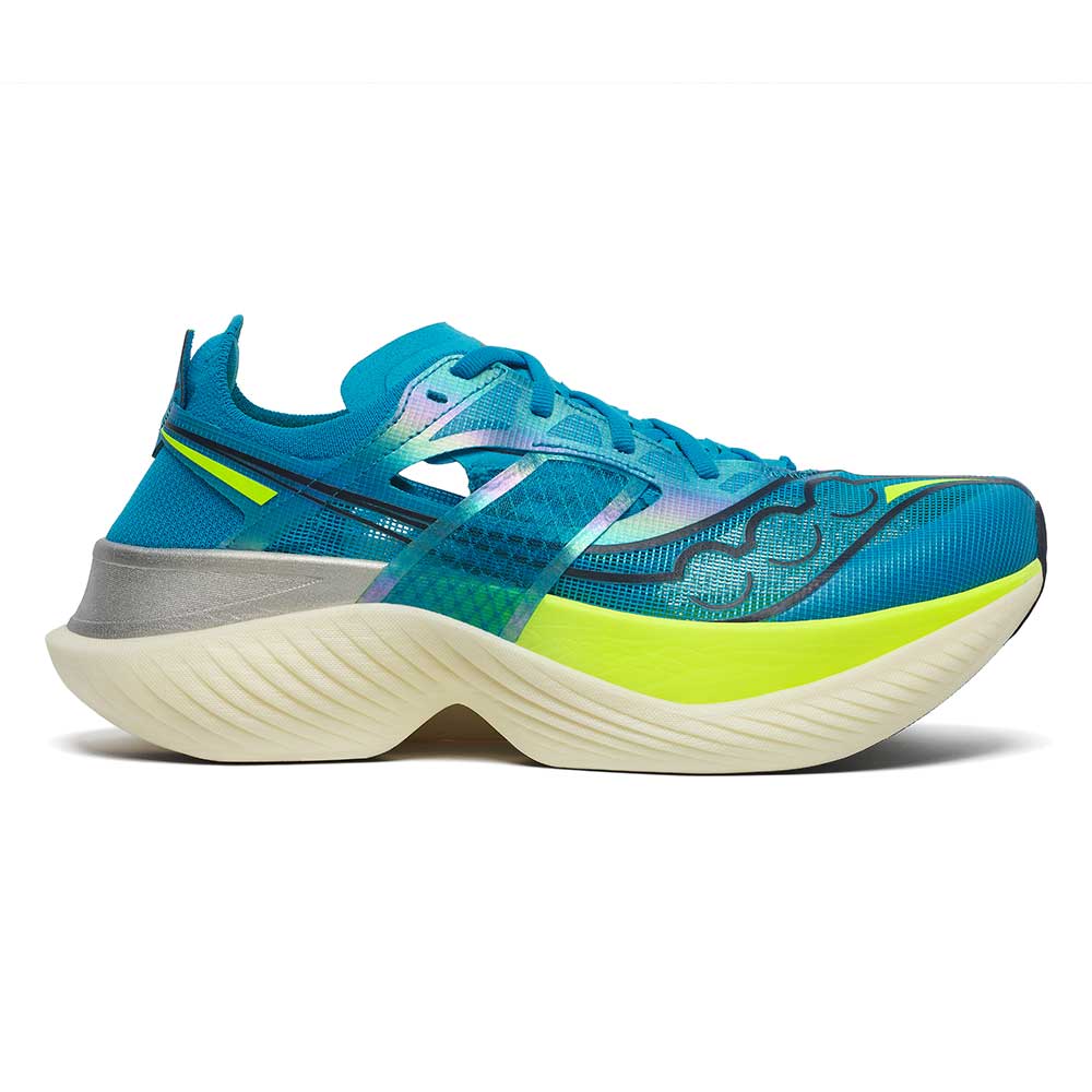 Men's Endorphin Elite Running Shoe  - ViZiBlue/Citron - Regular (D)