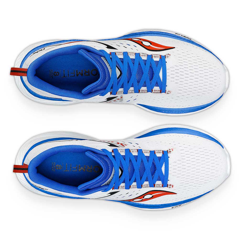 Men's Ride 17 Running Shoe - White/Cobalt - Regular (D)