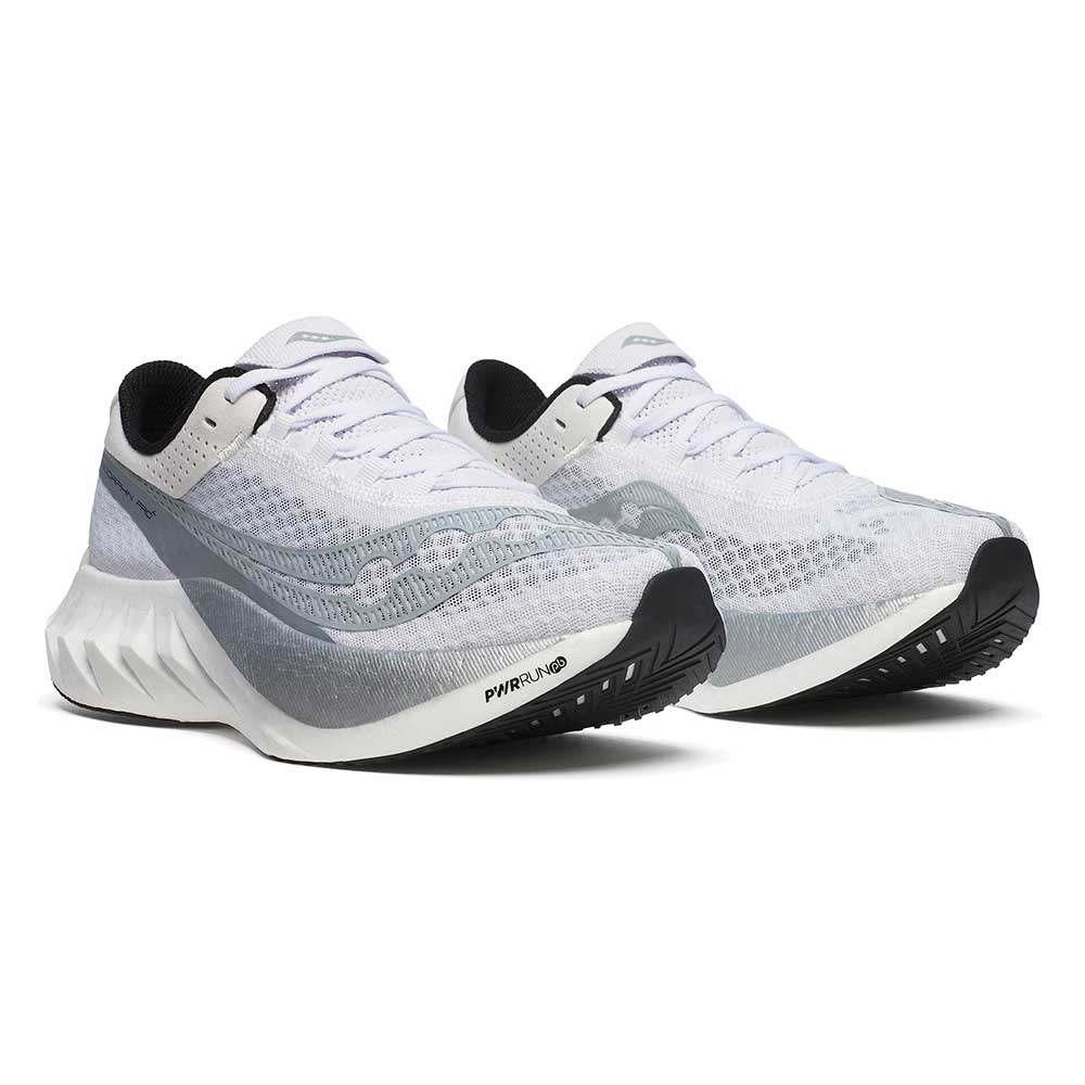 Men's Endorphin Pro 4 Running Shoe - White/Silver - Regular (D)