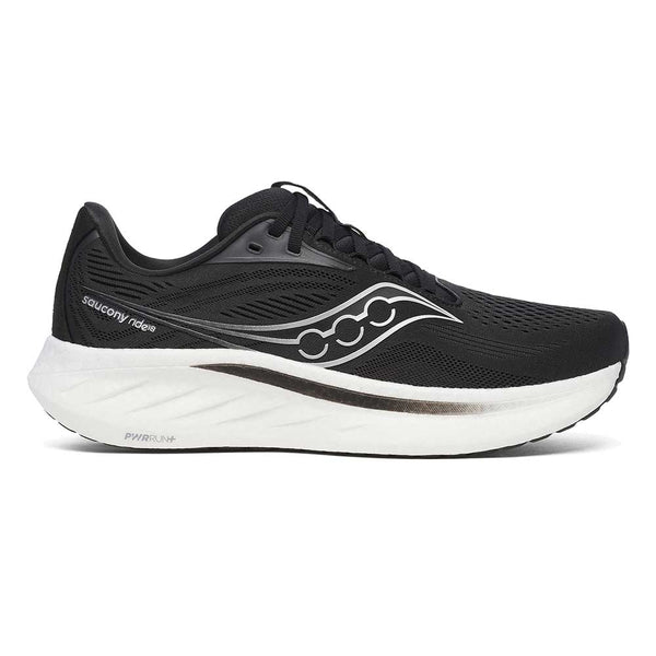 Men's Ride 18 Running Shoe - Black/White - Regular (D) – Gazelle